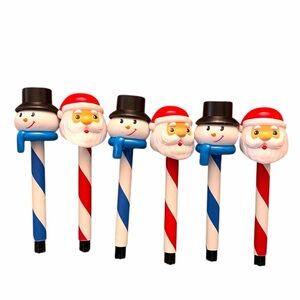 Christmas House Solar Lights (Set Of 6)